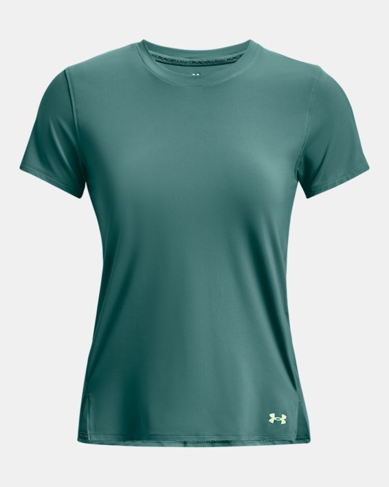 Women's UA Iso-Chill Laser T-Shirt, Green, pdpMainDesktop image number 4